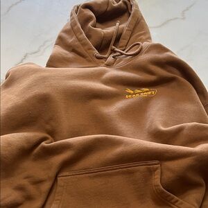 Brown Men's Hoodie Sweater from Dead Drift Fly Fishing